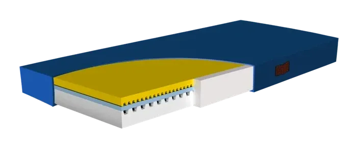Foam anti-decubitus mattress
